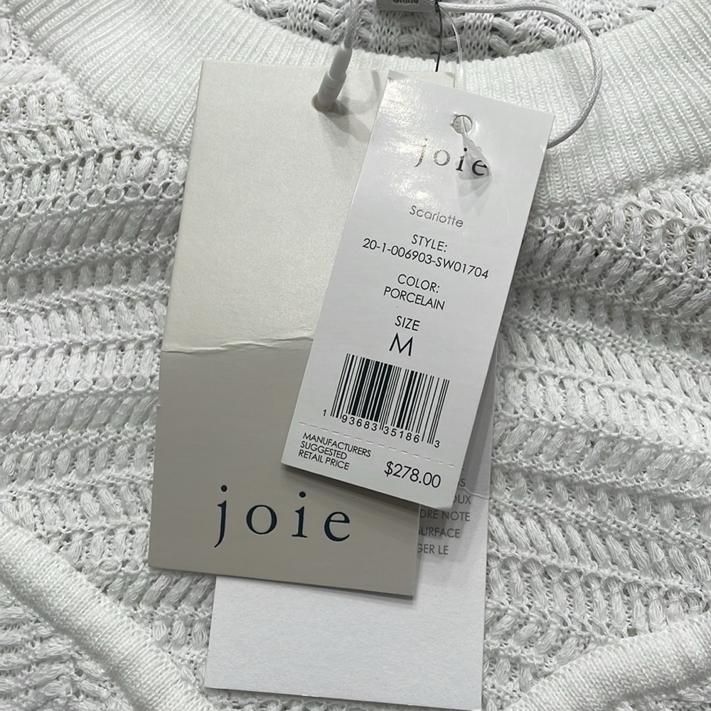 JOIE Scarlotte Sweater In Porcelain - Picture 6 of 8
